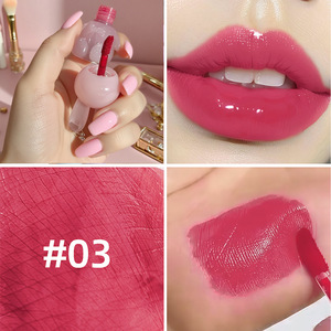 Portachiavi a forma di coniglio con lucidalabbra effetto specchio, idratante, in gel, a forma di bambola, portatile, per ragazze adolescenti, idea regalo. - Product Image 6