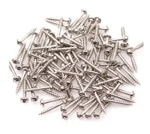 IVD-10001 100pcs/Pack Woodworking Oblique Hole Self-tapping Screws for Wood Splicing Carpenty Hole Locator Drill Guide Tool