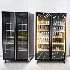 Refrigerador Vertical de Buena <span class=keywords><strong>Calidad</strong></span> y <span class=keywords><strong>Precio</strong></span> para Bebidas, Uso Comercial en Bares, Congelador de Exhibición Popular con Descongelación Automática - Product Image 2