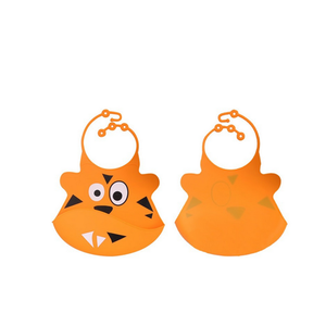 Bavoir bébé en silicone imperméable, couleur personnalisée, pour nourrissons et tout-petits, tablier repas enfant, logo personnalisé, vente en gros - Product Image 5
