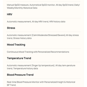 Pulseras Inteligentes JCVital V10 OEM ODM, Pulsera de Fitness, Monitor de <span class=keywords><strong>Salud</strong></span>, Análisis de Fases del Sueño, Medición Automática del Estrés - Product Image 5