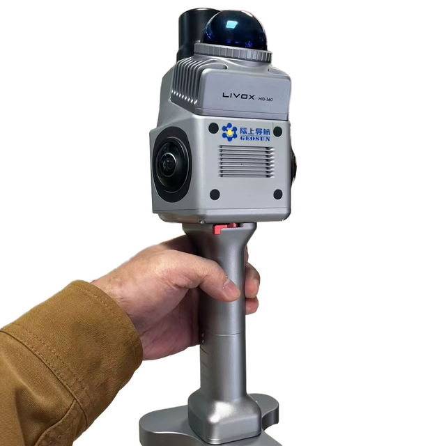 GEOSUN Gs-200G Handheld Silver 5W Laser Scanner OEM ABS Material Used Slam Three-Dimensional High-Precision Coordinate
