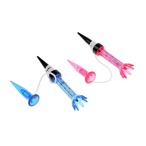 Hochwertiger Blanko-Magnet Golf Plastik Flexibles Tee Blau/Rot 80mm Langlebig Lotusblume GA07 - Product Image 3