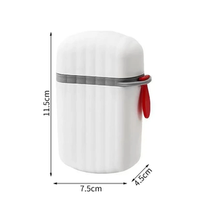 Jabonera portátil con caja de almacenamiento sellada, impermeable, para viaje, hogar, baño, caja de almacenamiento para exteriores, bandeja organizadora para jabón, 1 ud. - Product Image 6