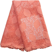Tissu en dentelle guipure à sequins en gros, tissu en dentelle africaine brodé, dentelle à cordon avec sequins pour robes de mariée et vêtements