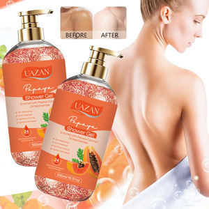 פרטי תווית נשית מדי יום לחות גוף לשטוף פפאיה אורגני הלבנה לשפשף פילינג פילינג מקלחת - Product Image 4