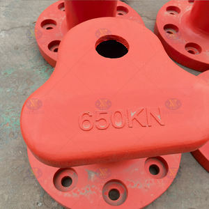 Popüler nodüler dökme çelik ve dökme demir t-baba 5-200Ton Tee kafa baba gemi demirleme için - Product Image 6