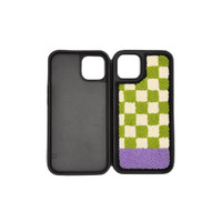 Coque de téléphone portable en peluche brodée, motif dessin animé mignon, antichoc, souple, pour iPhone 15/16/17 Pro Max, avec logo personnalisé