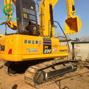 Excavadora usada KOMATSU de 20 toneladas y 22 toneladas, excavadora sobre orugas de segunda mano PC200 PC220 original de Japón, excavadora de segunda mano, de la marca de los años 2000 - Product Image 1