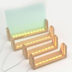 Handmade thân thiện với môi sáng <span class=keywords><strong>Acrylic</strong></span> lịch cơ sở sáng tạo Khung Ảnh và ánh sáng lịch thi đấu bưu thiếp chủ - Product Image 6