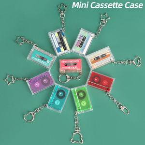 Llavero Mini NFC para Amantes de la Música, Llavero Personalizado con Diseño de CD, Cassette, Vinilo, Reproductor de CD KPOP - Product Image 2