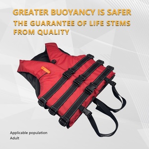 سترة نجاة للرياضات المائية والسباحة، سترة نجاة مخصصة مفتوحة الجوانب للبالغين مع صافرة إنقاذ - Product Image 2