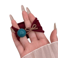 YAOYU Élastique à cheveux haut de gamme avec nœud, pour femme, très élastique et durable, en caoutchouc, sans risque de blessure
