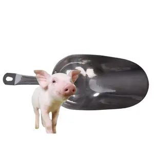 High grade stainless steel hand scoop pig food shovel for pig farm equipment