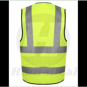 Hi VI chaleco reflectante de seguridad amarillo 3M chaleco reflectante chalecos de seguridad fluorescentes Chaleco de alta visibilidad chaquetas reflectantes - Product Image 3