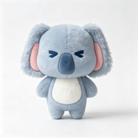 Peluche Koala Personnalisée Mascotte, Jouet en Peluche Doux, Animal en Peluche Tendance pour Enfants, Cadeau d'Anniversaire, Zoo