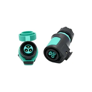 Conector impermeable de montaje de empuje, K12 K16 K20 K28 2 3 4 5 6 7 8 9 10 12 16 17 20 24 26 p