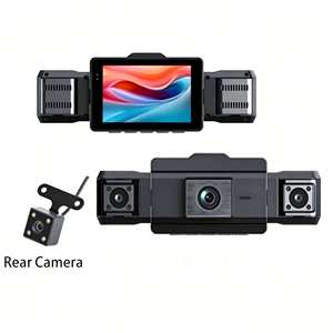 <span class=keywords><strong>Caméra</strong></span> embarquée quadri-voies pour voiture, enregistreur vidéo 1080P, boîte noire, 4 objectifs, <span class=keywords><strong>caméra</strong></span> de recul, accessoire auto - Product Image 1