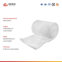 Couvertures en fibre céramique ignifuges et isolantes KERUI, produits en feutre de fibre céramique pour l'isolation des fours