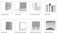 Partition de poste de travail de système de panneau modulaire de bureau de cabine de mur haut pour la cloison de poste de travail de bureau de Coworking