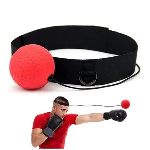 FDFIT批发可调高速冲孔球反射拳击球头带拳击反应球