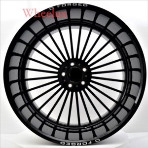 Rines Forjados Negros de Plato Profundo de 20, <span class=keywords><strong>22</strong></span> y 24 Pulgadas para Camioneta F-150, Tundra, RAM, Silverado, Wrangler <span class=keywords><strong>Rubicon</strong></span> - Product Image 3