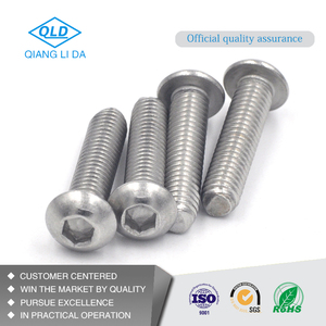 Nhà Máy Bán buôn 304 thép không gỉ hình lục giác ổ cắm vòng đầu Máy Vít Bolt M1.6 M2 M2.5 M3 M4 M5 M6 M8 M10 M12 ISO 7380 - Product Image 2