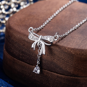 Collar de Plata 925 Cadena Tipo Papel Hipolargante Acabado Brillante Cadena Sola para Colgar Dije Mayorista - Product Image 1