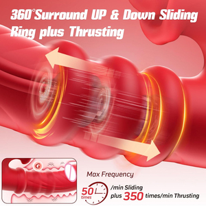 Vibrador <span class=keywords><strong>de</strong></span> Conejo con Dildo Penetrante, Estimulador <span class=keywords><strong>de</strong></span> Punto G y Clítoris, 7 Modos <span class=keywords><strong>de</strong></span> Empuje y 10 <span class=keywords><strong>de</strong></span> Vibración con Modo <span class=keywords><strong>de</strong></span> Lamido, Juguete Sexual para Mujeres - Product Image 4