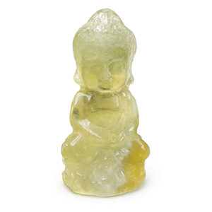 Escultura de Buda Bebé en Piedra Citrino, un Símbolo de Paz, Positividad y Prosperidad, Peso 68 g - Product Image 2