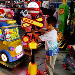 Feux de circulation routière à LED pour attractions <span class=keywords><strong>Jeux</strong></span> interactifs pour enfants Feux de circulation intelligents assortis aux voitures tamponneuses pour enfants - Product Image 2