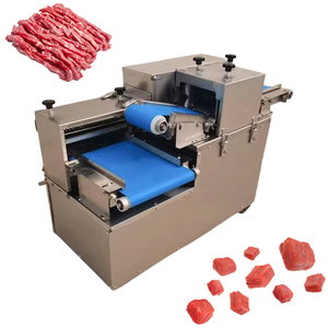 Máquina Cortadora de Carne Fresca de Res, Cerdo y Pollo, Cortadora de Pechuga, Alta Eficiencia 600kg/h 380V para Procesamiento de Alimentos - Product Image 1