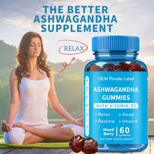 Gomitas de Ashwagandha y Hongos con Etiqueta Privada Personalizada, Suplemento Dietético para Mejorar la Calidad del Sueño y Apoyar la Memoria y la Concentración - Product Image 5