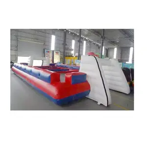 factory customized Inflatable human table football court Inflatable Football Pitch Inflatable Soap soccer Field