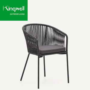 Fabbrica professionale impermeabile in metallo <span class=keywords><strong>sedia</strong></span> <span class=keywords><strong>da</strong></span> <span class=keywords><strong>balcone</strong></span> in alluminio con struttura in corda di mobili <span class=keywords><strong>da</strong></span> esterno Set <span class=keywords><strong>da</strong></span> giardino tavolo sedie per Hotel - Product Image 3