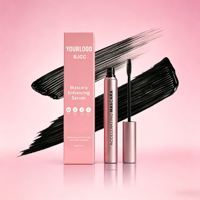 Mascara professionnel waterproof 4D Sky High noir, volume et longueur extra, en gros, avec logo personnalisé pour marque privée