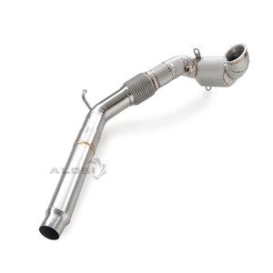 Ventes chaudes : Downpipe d'échappement pour SEAT <span class=keywords><strong>LEON</strong></span> <span class=keywords><strong>CUPRA</strong></span> 2.0T 2015-2019 en acier inoxydable haute performance avec bouclier thermique - Product Image 6