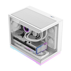 Case <span class=keywords><strong>PC</strong></span> Gaming Hot Selling 2805M MATX ITX Mid Tower Micro Sea View con Doppia Camera e Striscia LED - Product Image 4
