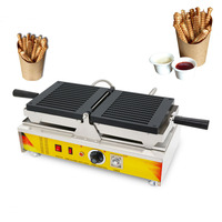 Machine à frites électrique 2000W manuelle en acier inoxydable