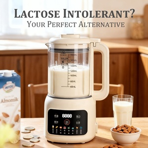 Máquina Automática para <span class=keywords><strong>Leche</strong></span> <span class=keywords><strong>de</strong></span> Avena, Almendras y Nueces, 220V, 8 en 1, 1.8L, Sin Lactosa, Vegana, Recipiente <span class=keywords><strong>de</strong></span> Vidrio, Autolimpiante, Control Táctil - Product Image 3