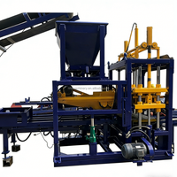Machine à blocs de béton hydraulique automatique QT4-15, machine de moulage par vibration, populaire au Kenya, petite capacité pour les nouveaux démarcheurs
