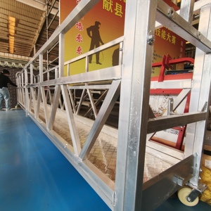 Plateforme élévatrice verticale suspendue pour échafaudage de construction série ZLP, utilisée pour le nettoyage de fenêtres ZLP 800 - Product Image 1