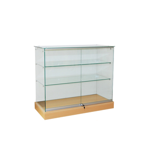 Thanh lịch <span class=keywords><strong>MDF</strong></span> kính điện thoại di động trang sức hiển thị tủ kính trưng bày bán lẻ tiếp nhận truy cập cho khói cửa hàng - Product Image 4