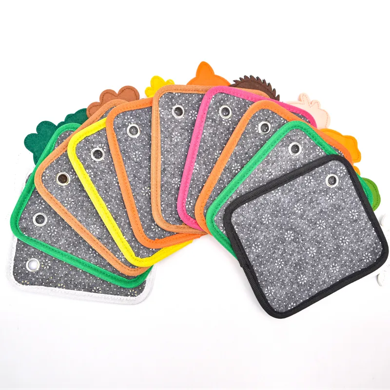 10 Pcs Sensorial Mats para Crianças Autistas Sensorial Zoo Tátil Animal Pads Texturizado Sensorial Animal Disorder Painel de parede para crianças