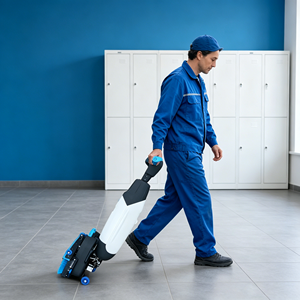 Nettoyeur-sécheur de sols CleanHorse K4, brosse double 500 mm, laveuse de sols électrique 36 V pour l'entretien rapide des installations - Product Image 5