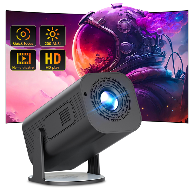 Newest HP330 Android WIFI Projector Smart Tv Home Cinema Outdoor LED Portable Mini 4K Video Game Projectors Full Hd Proyector