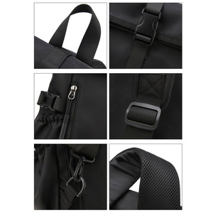 Rolltop homens Crossbody Sling <span class=keywords><strong>Bag</strong></span> impermeável Sling mochila peito - Product Image 4