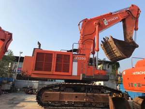 Excavadora Hidráulica Usada Hitachi ZX1200, Máquina Original con Pintura Original, Equipo de Construcción para Trabajo de Materiales - Product Image 1