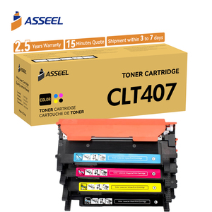Cartucho de Impresora ASSEEL CLT407/409BK Negro, Tóner Compatible de Alta Calidad, Compatible con <span class=keywords><strong>Samsung</strong></span> <span class=keywords><strong>CLP</strong></span>-310N/310XIL/315N/315XIL - Product Image 1
