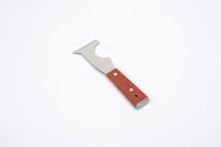 Kit d'outils à manche en bois de hêtre FSC, outils à main durables, outils de finition pour cloisons sèches, grattoir en acier au carbone pour une utilisation multifonctionnelle